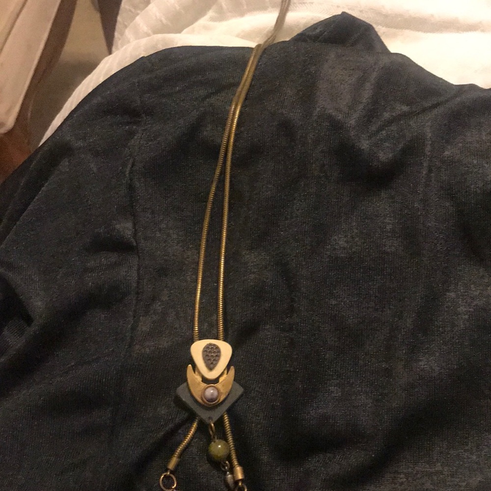 Bolero style vintage 80’s long necklace